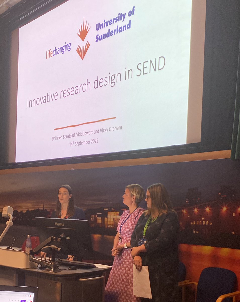 UosCre's tweet photo. Then closing today at the @UPgce research conference is Dr Helen Benstead, @vickijowett and @VickyGraham discussing how we can better understand the voices of at risk children in schools. #SENDinresearch #researchconversations https://t.co/f1K5TzHaGQ
