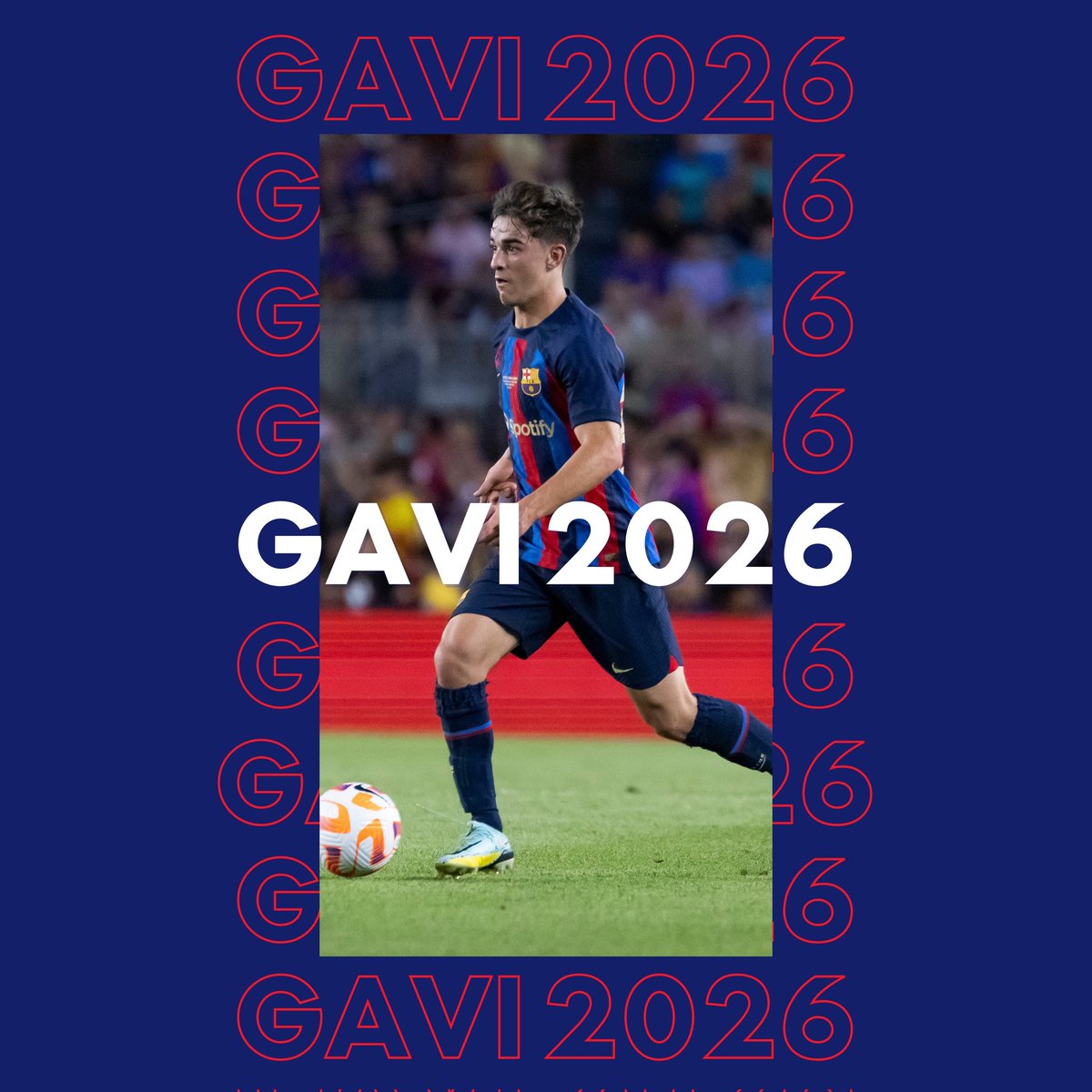 Bcndirecto's tweet photo. 🆕🆕 Gavi con ficha del primer equipo hasta 2026 🆕🆕
#ChampionsLeague #LaLiga #FCBarcelona #FCB #FCBlive https://t.co/se5nxXUdn2
