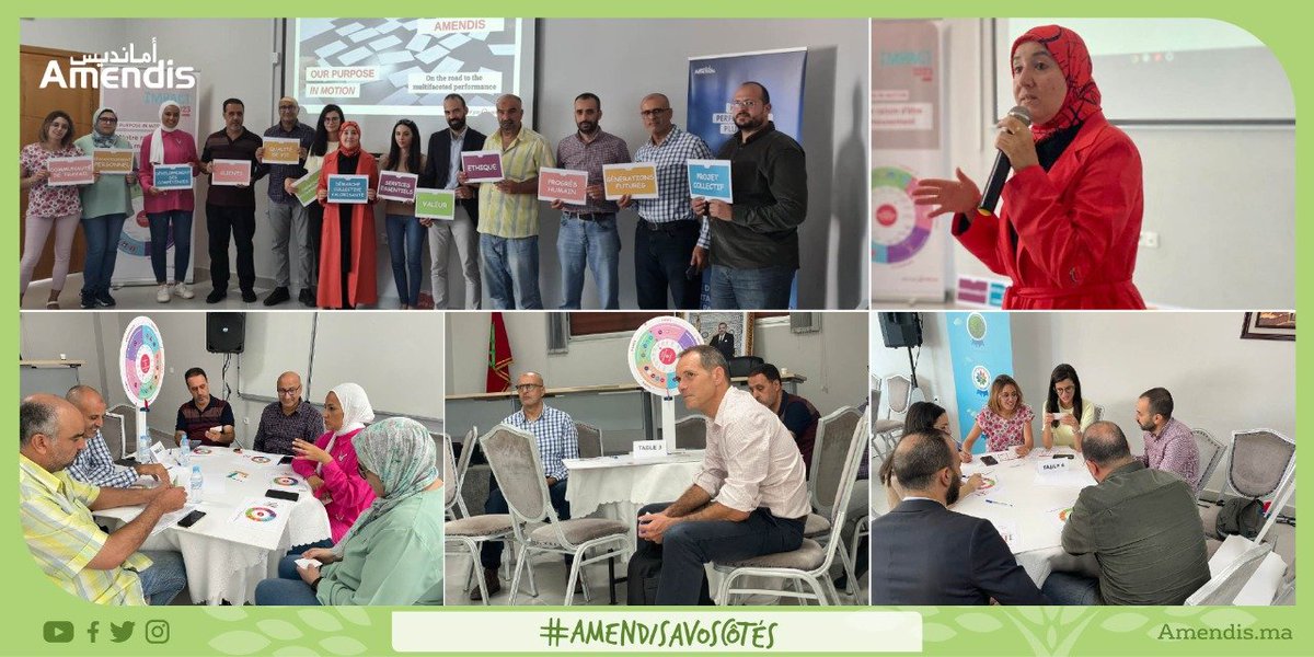 AmendisOfficiel's tweet photo. Chaque collaborateur est le 1er acteur de sa société
➡Dans une ambiance ludique, nous enchaînons les ateliers "Our Purpose in motion" à la #SPRET Tanger pour fédérer nos collaborateurs autour de la performance plurielle et de notre #RaisonDêtre
👉Créons ensemble la valeur!
#RSE https://t.co/pTU5SLqPd3