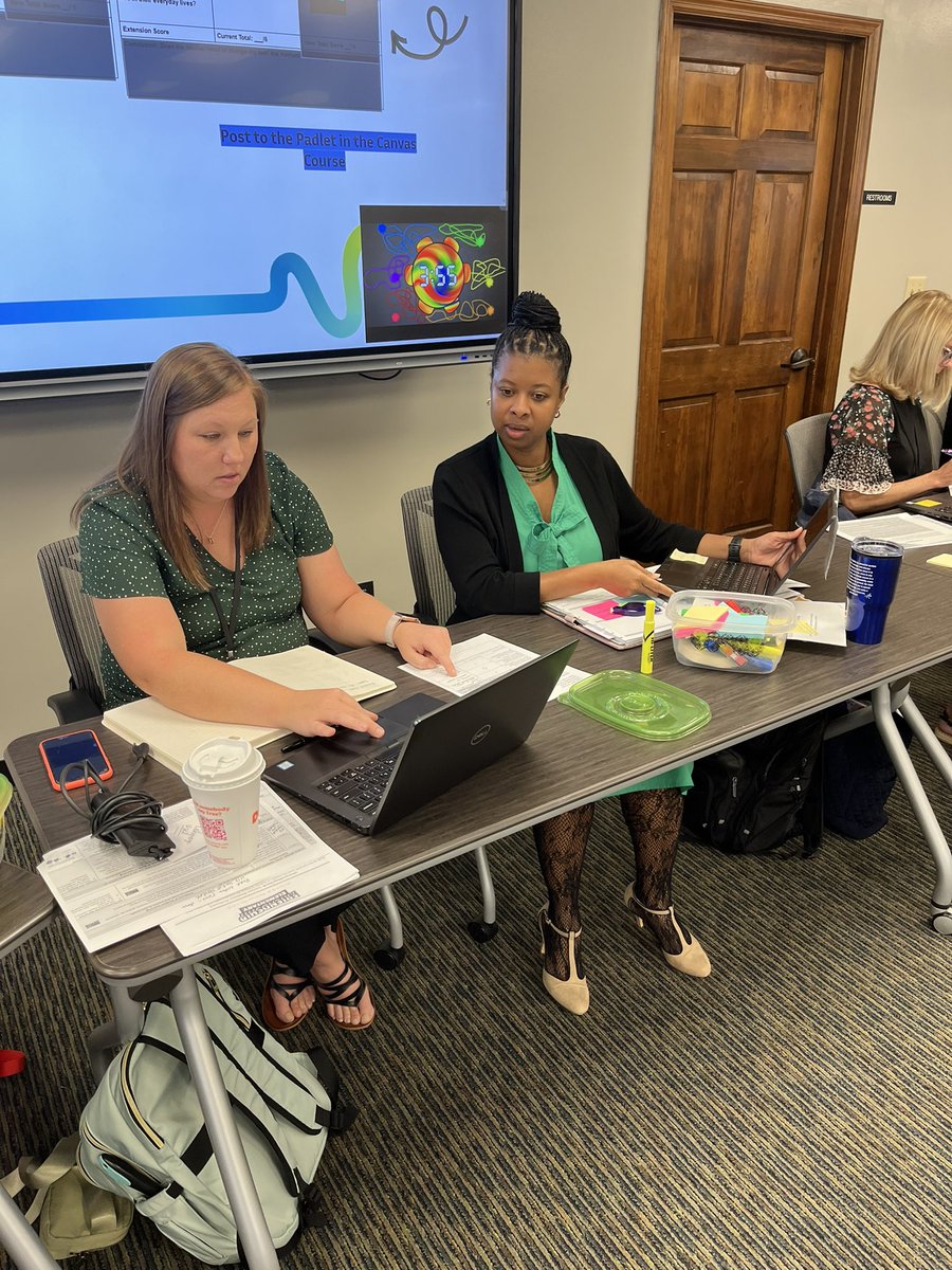 LPark_edu's tweet image. @Hall_Schools Elementary Instructional coaches collaborating on instructional strategies to support students learning in authentic contexts and doing authentic tasks when learning with technology ❤️👊🏻💻 #learningfirst #technologysecond @lkolb