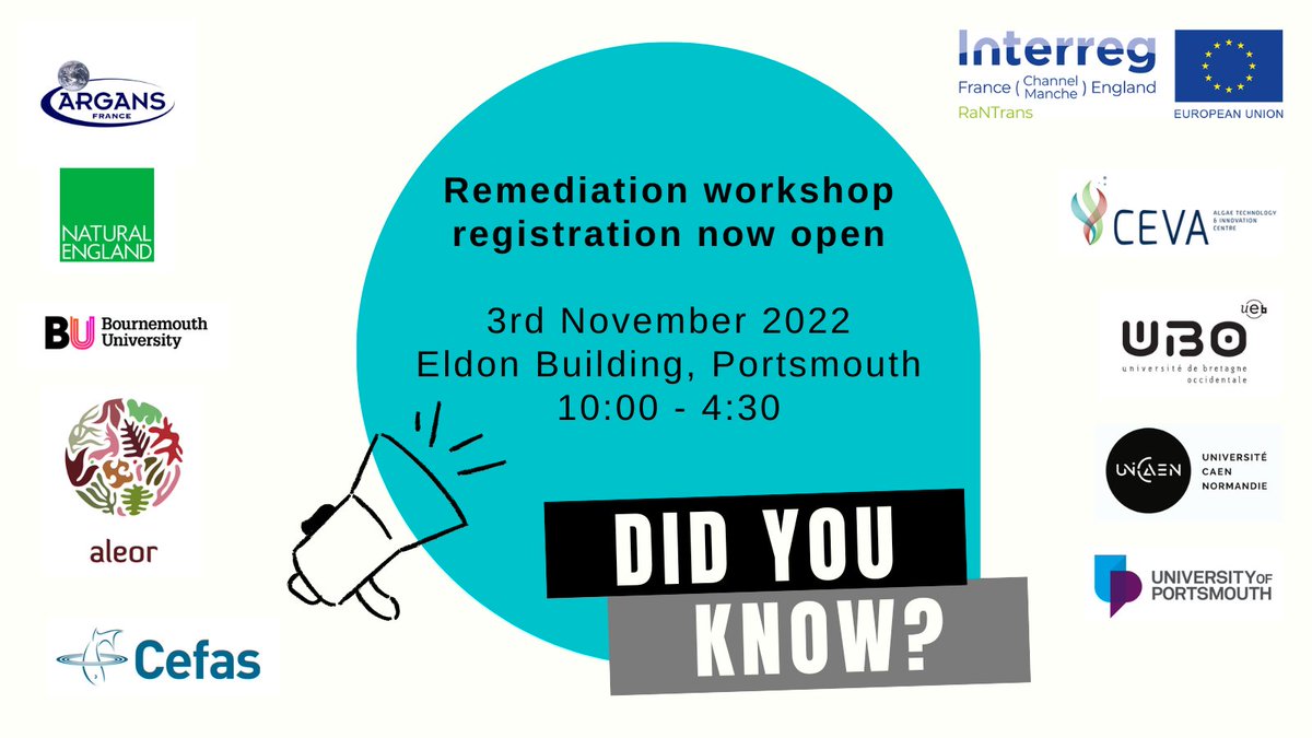Registration for our #remediation workshop is now open. An excellent opportunity for stakeholders, researchers, policy makers and industry leaders to come together to discuss the next steps in #nutrient remediation  - please like and retweet
Book on here: tinyurl.com/mryp2xzp