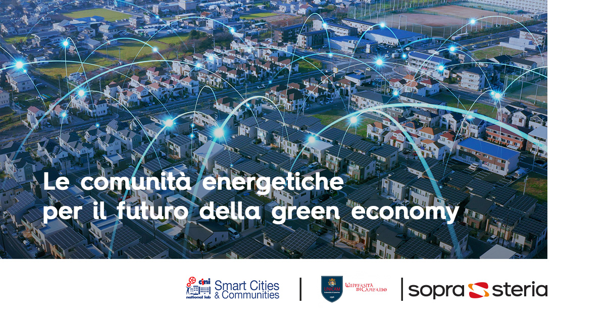 SoprasteriaIT's tweet photo. Sopra Steria partecipa ad #ICiTies organizzata presso l’Università di Camerino. Sul tema delle comunità energetiche si esprimeranno Rossella Onorati, Head of Data Driven Company Transformation, e Paolo Scocca, Project Manager di Sopra Steria Italia. https://t.co/yehCLGLK0C