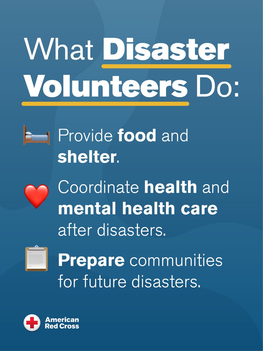 RedCross's tweet photo. Stop. 
.
.
.
This is your sign to volunteer!

Join our team of volunteers who respond to over 60K disasters a year &amp; help provide people with food, shelter, basic necessities and more when it is needed most. Get started by signing up here ➡️ https://t.co/rtR0Zj4mih https://t.co/LZvLYmZu4d