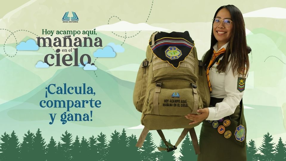 EditoresGema's tweet photo. Una de las 3 mochilas de campamento que regalaremos este jueves puede ser tuya🚨🚨
Sigue las indicaciones que vienen en la liga del primer comentario y gana. https://t.co/iAUi4hfh4E