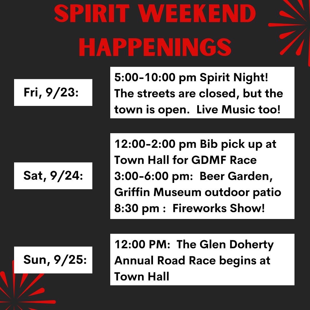 Mark your calendars!