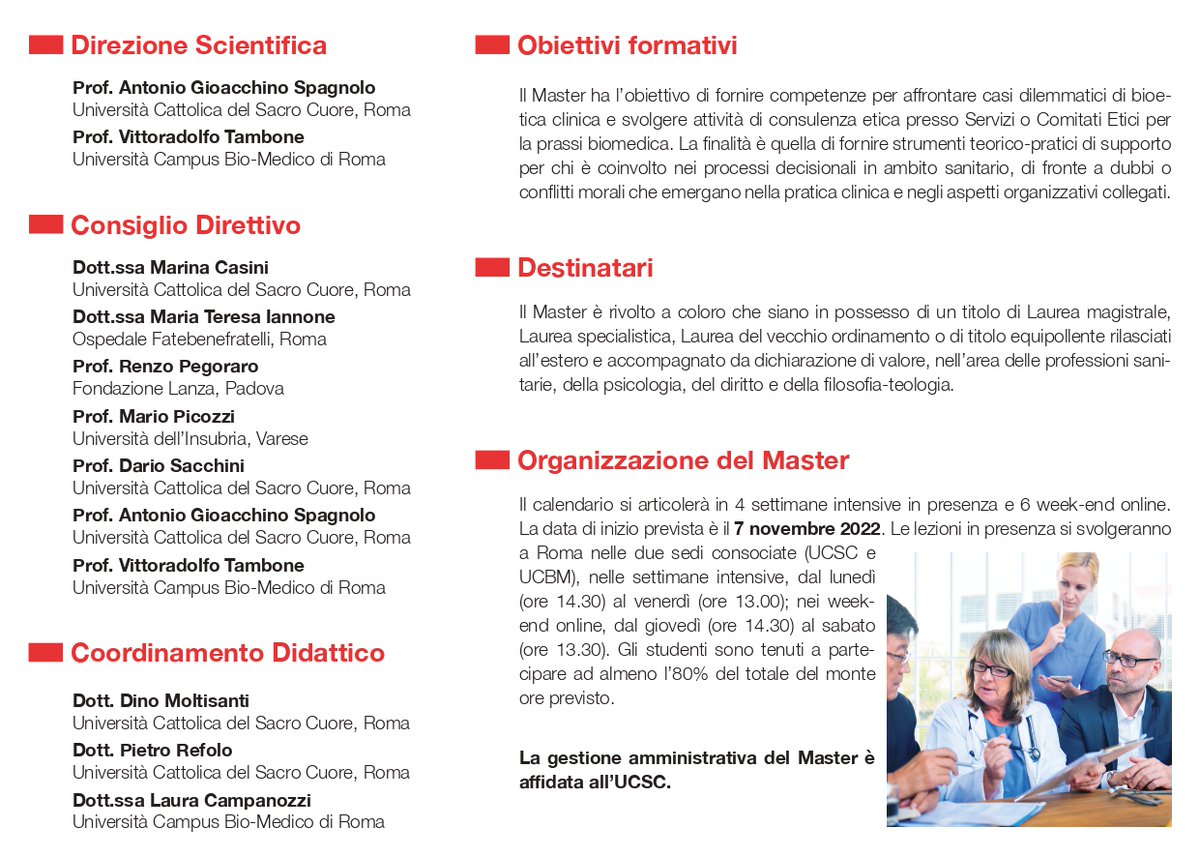 GibceC's tweet photo. Sono aperte le iscrizioni al Master universitario congiunto di II livello in "Bioetica clinica e consulenza etica in ambito sanitario" III edizione https://t.co/JUBDFgKeHx