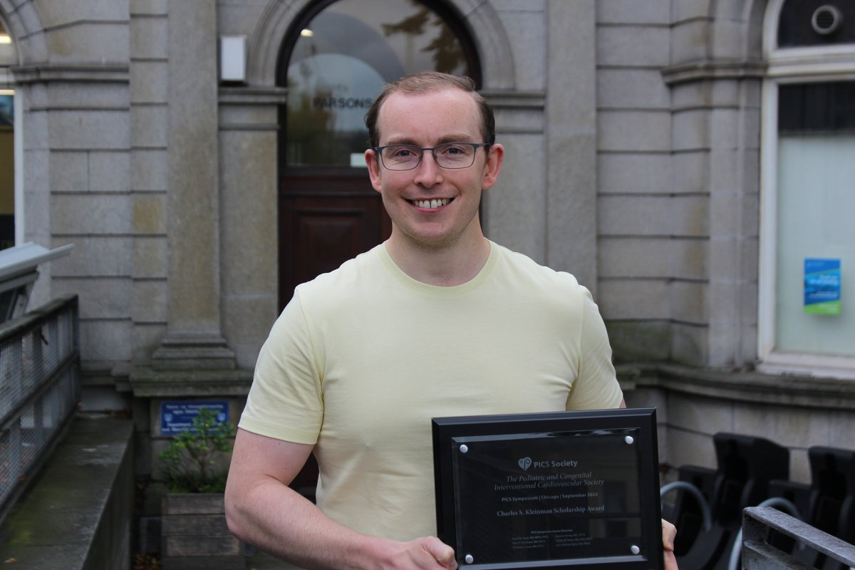 A big congratulations to Dr. Niall Linnane <a href="/RCSI_StAR_MD/">RCSI_StAR MD</a> scholar on winning the Charles S. Kleinman Scholarship Award at #picsymposium2022 <a href="/PICS_Society/">@PICS_Society</a>. A great achievement and example of collaborative research! <a href="/tcdTCBE/">TCBE</a> <a href="/RCSI_Irl/">RCSI</a> <a href="/CHIatCrumlin/">CHI at Crumlin</a> <a href="/TrionaLally/">Tríona Lally</a>