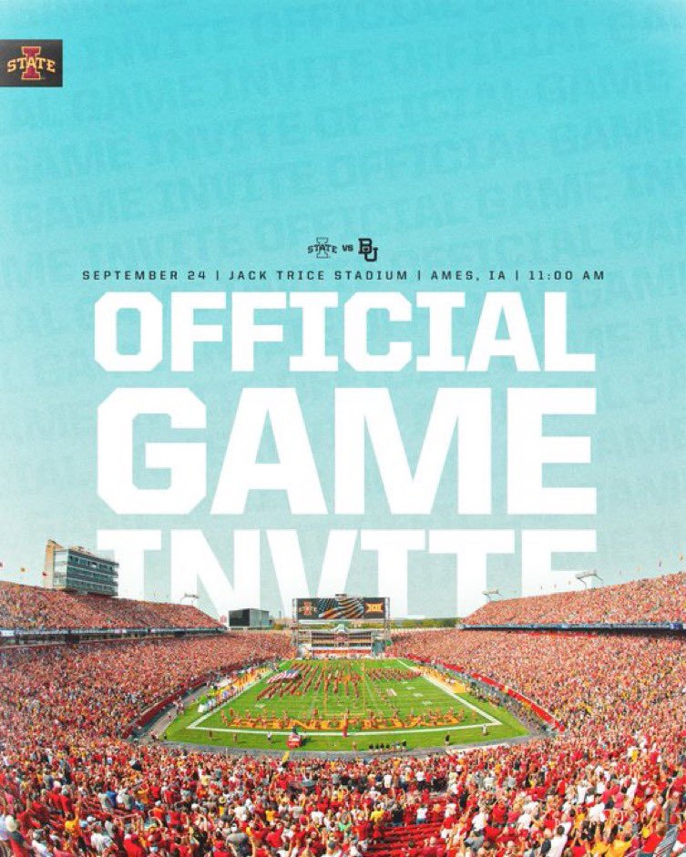 Thank you for the game invite!! <a href="/CycloneFB/">Iowa State Football</a> <a href="/CoachXQuig/">Xavier Quigley</a>