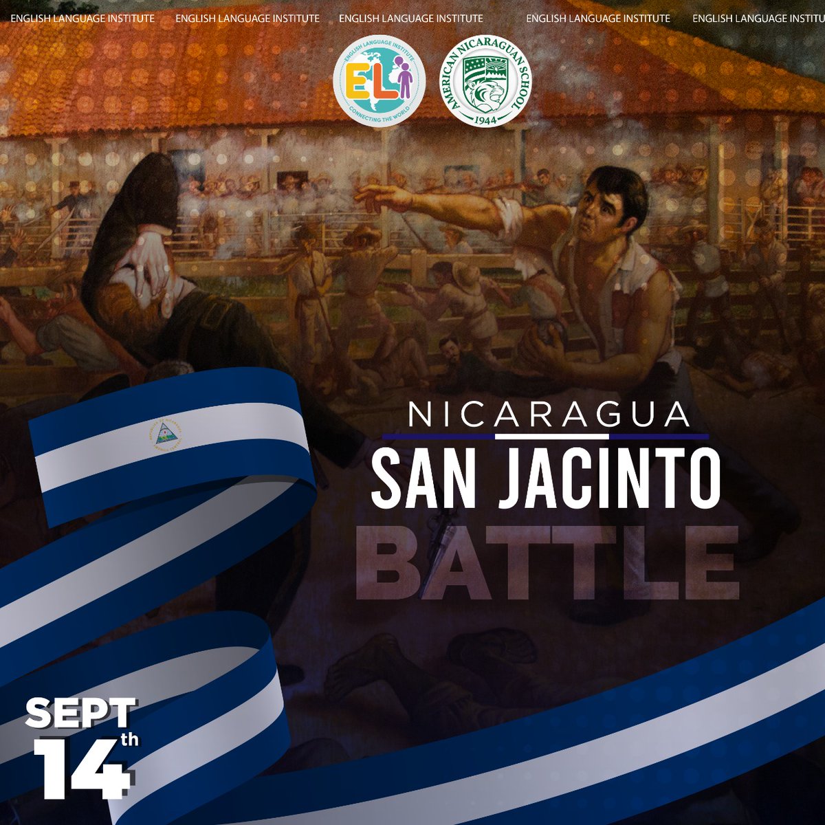 eli_ans's tweet photo. Hoy conmemoramos el 166 aniversario de la Batalla de San Jacinto, gesta heroica en donde se defendió la soberanía nacional. 🥳 ⚪🔵

Today we commemorate the 166th anniversary of the San Jacinto Battle, a heroic deed in which national sovereignty was defended.

  #Nicaragua https://t.co/2hrNj0oXIr