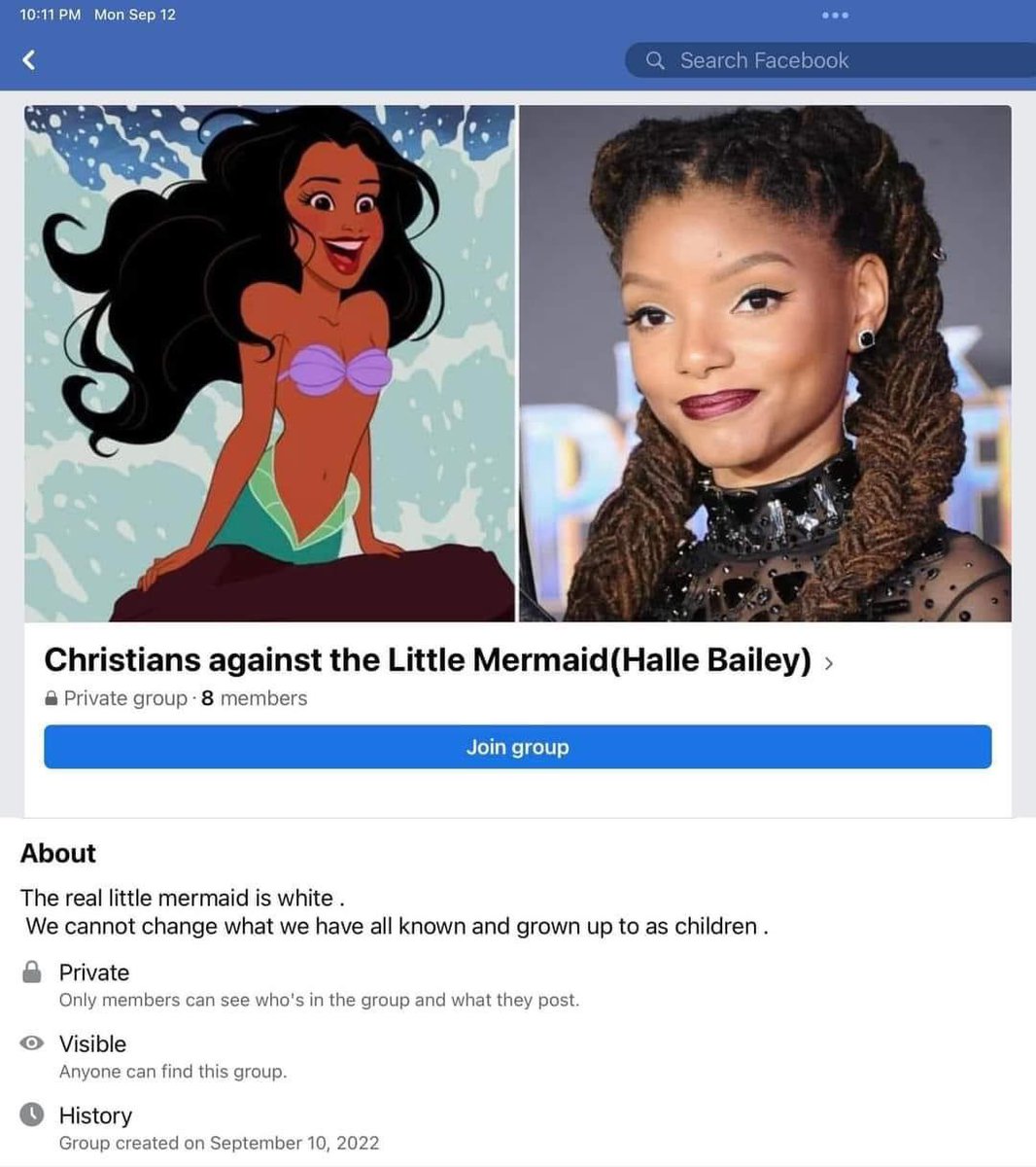 etanthomas36's tweet photo. All of this because Hallie Bailey is Black ? They’re going to boycott Christianity when they find out what Jesus really looked like https://t.co/rHh2Knnhze