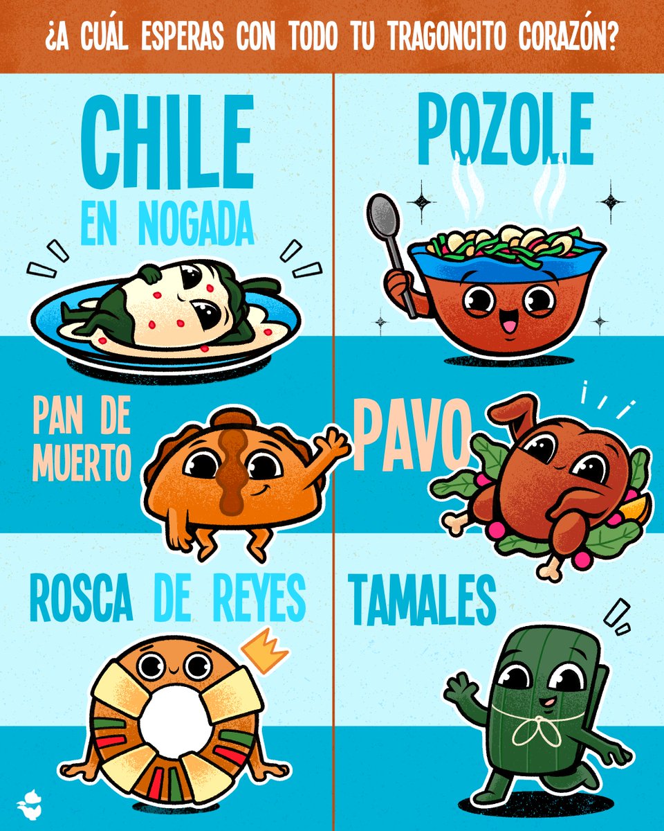 Se vienen épocas de tragazón, mi gente. ¿Qué platillo hace palpitar su tragoncito corazón?
