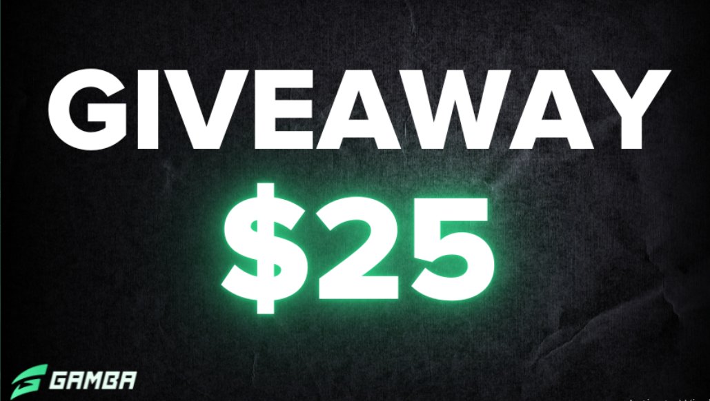 💰25$ Crypto GIVEAWAY💰
✅Follow me + @gambabit
✅Retweet

⏰Rolling in 3 Days⏰