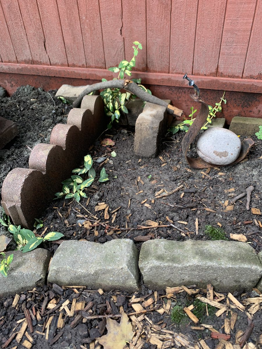 triciafitz's tweet photo. For those of you interested in Chippy's front door, it's turned into Chippy's front yard and I have great plans for him. Stay tuned. https://t.co/ZxNg6kiRF3