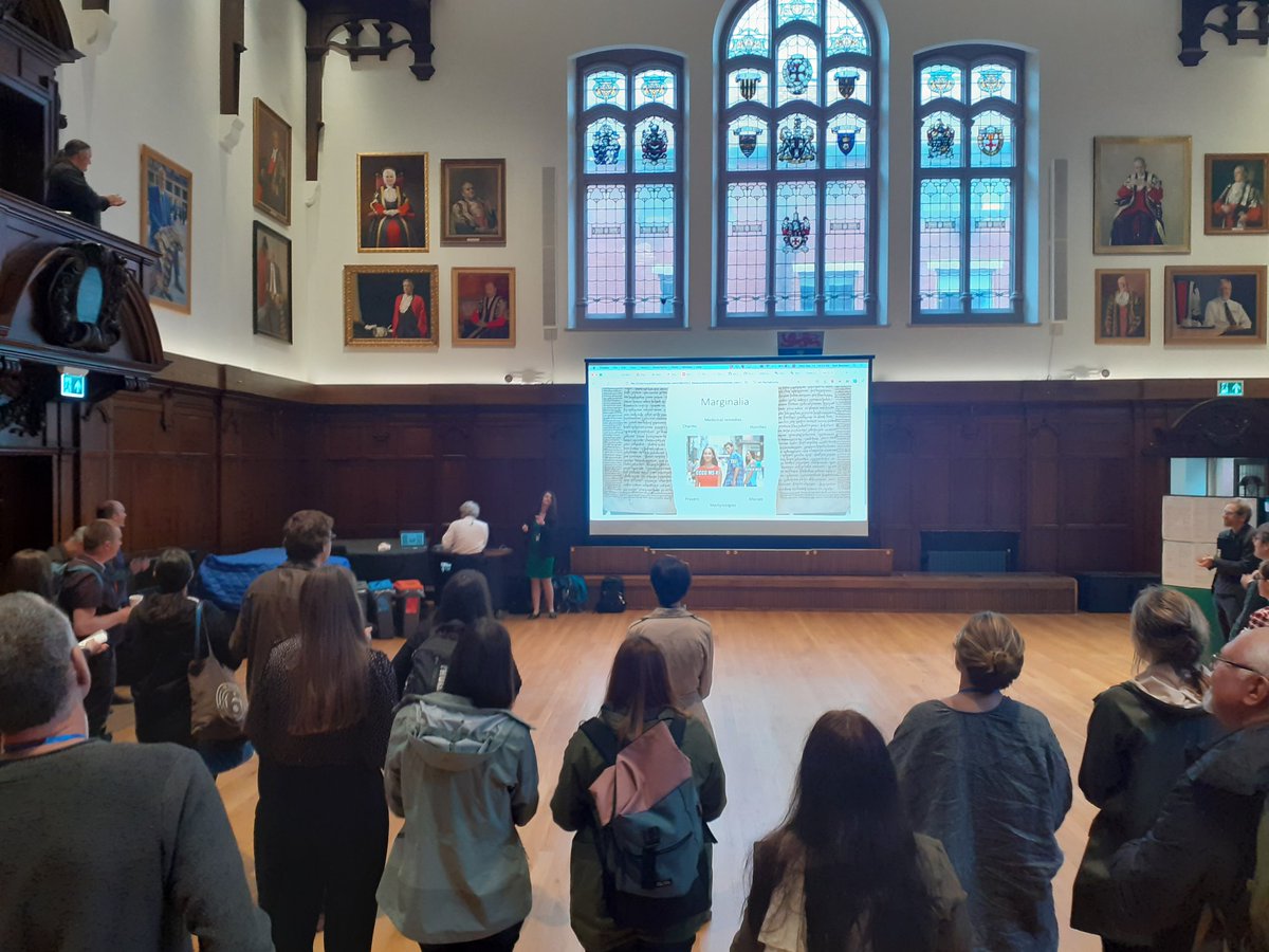 Great Poster Slam at <a href="/TEI2022/">TEI 2022</a> in the beautiful King's Hall of Newcastle University ... and guess who is king today #TEI2022