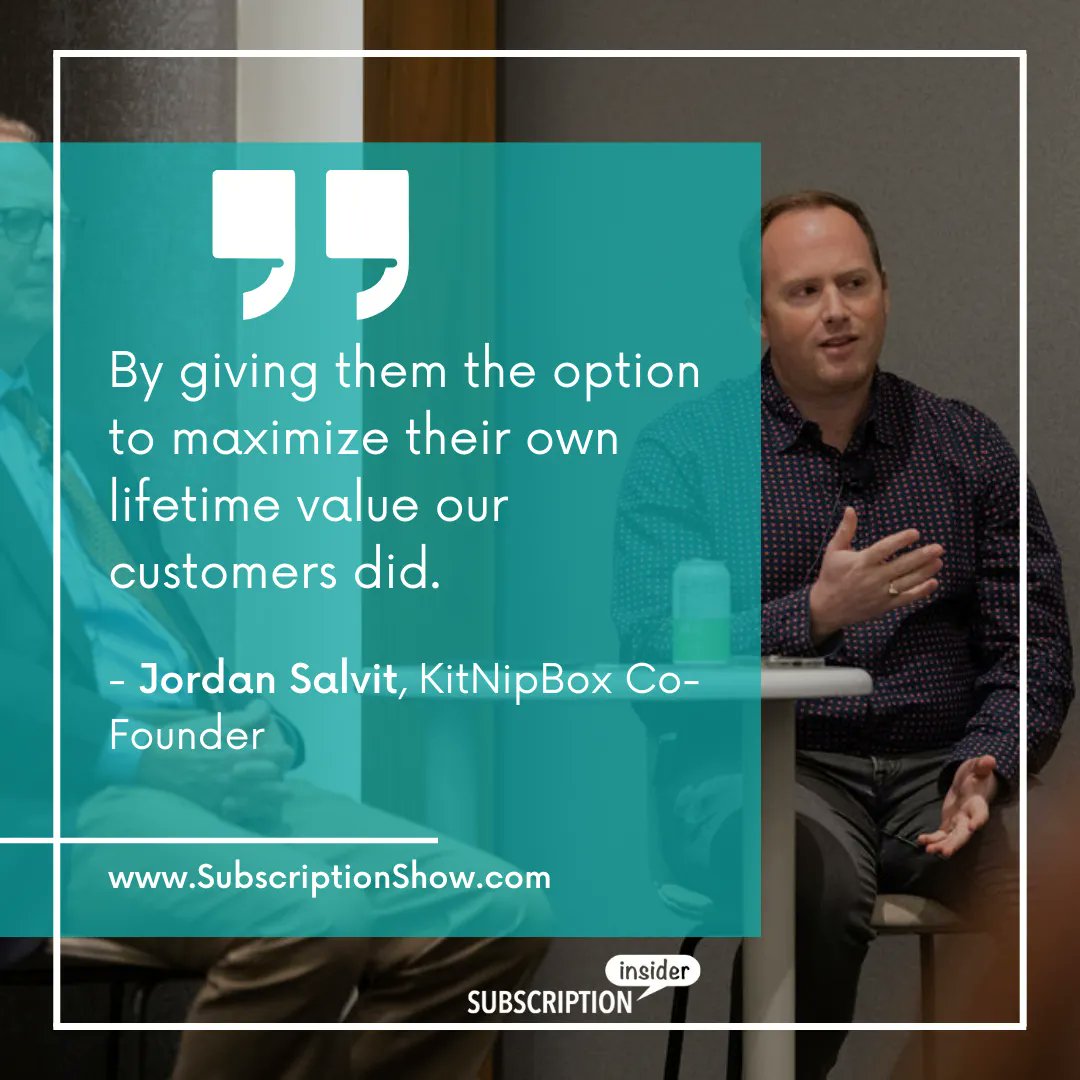 KGSexton's tweet image. Ever considered allowing customers to maximize their own lifetime value? That's what #SubShow speaker Jordan Salvit did in his business to great effect: buff.ly/3OCYa5u

Attend #SubShow22 to get advanced strategies for running your sub. bus: buff.ly/3PSekry