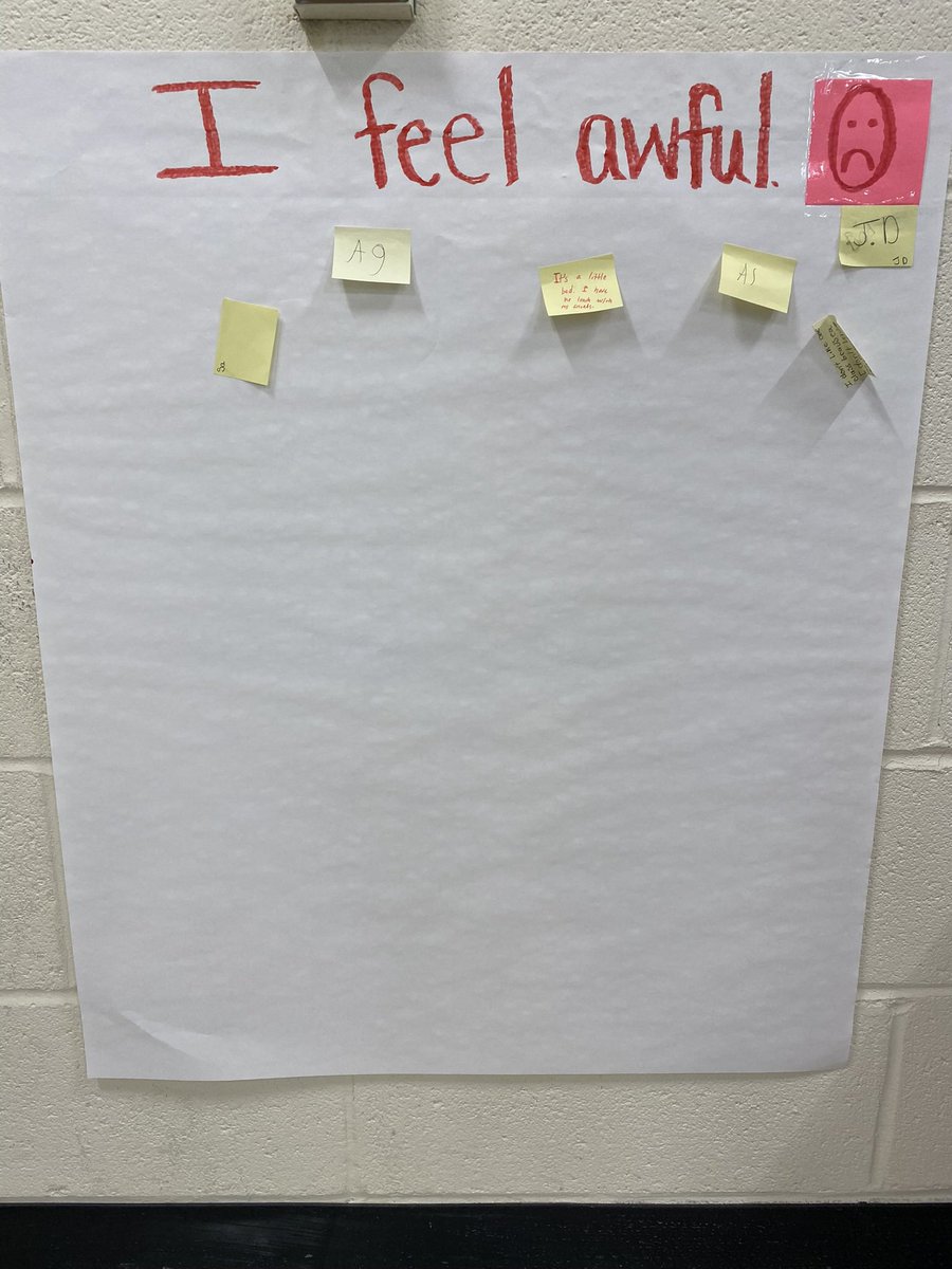 MrsClarkReads's tweet photo. Wellness Wednesdays should always start with the heart! In the READ room, we’re checking in on how readers feel about this school year. We’re mostly feeling great or so-so as we adjust to our new schedules. How’s your year going?!? @AMD_OPRIDE @MsChaluisan @OssiningSchools https://t.co/wbZBxGV5c7