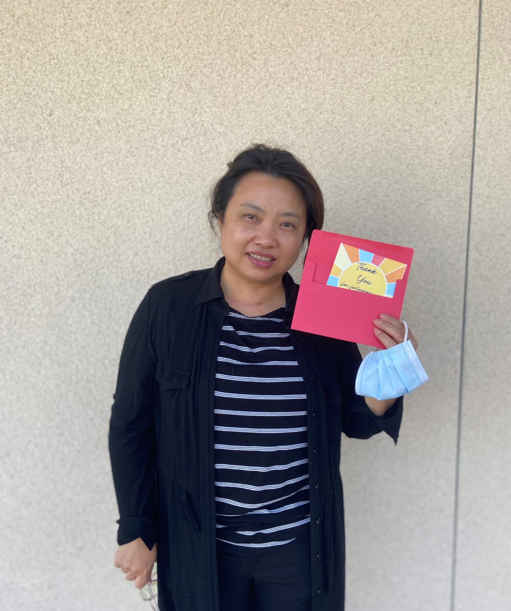 🎉Congratulations, Pearl Wong (ASE) and Chun Zou (ESL)!🎉 Our social media giveaway winners received their $10 Target gift card prize yesterday and were all smiles.😊Stay tuned for more giveaways in the near future! 👀#RACEStrong #WeAreRUSD