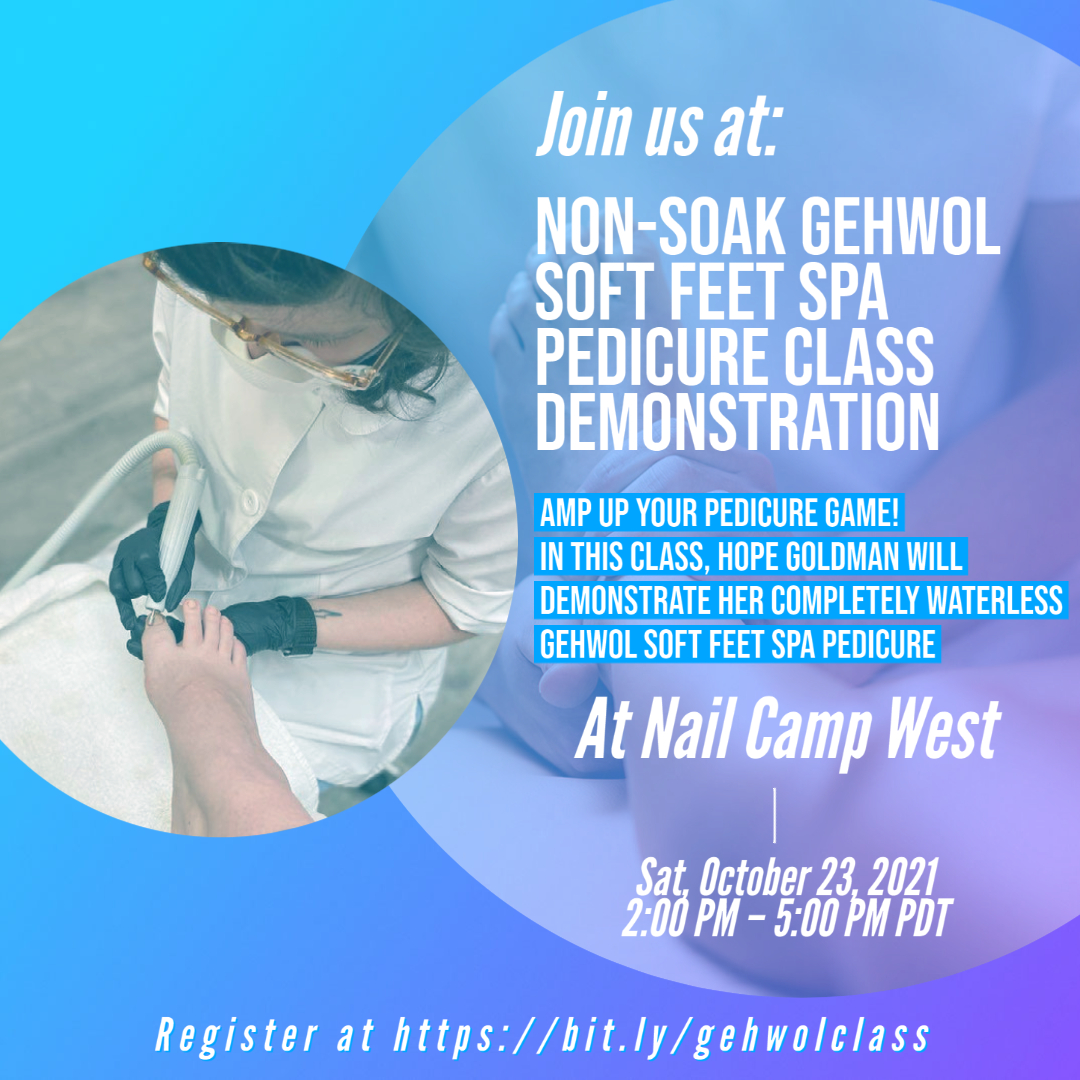 Please join us at the Nail Camp West Nov 11-14, 2022 - mailchi.mp/gehwolfootcare…