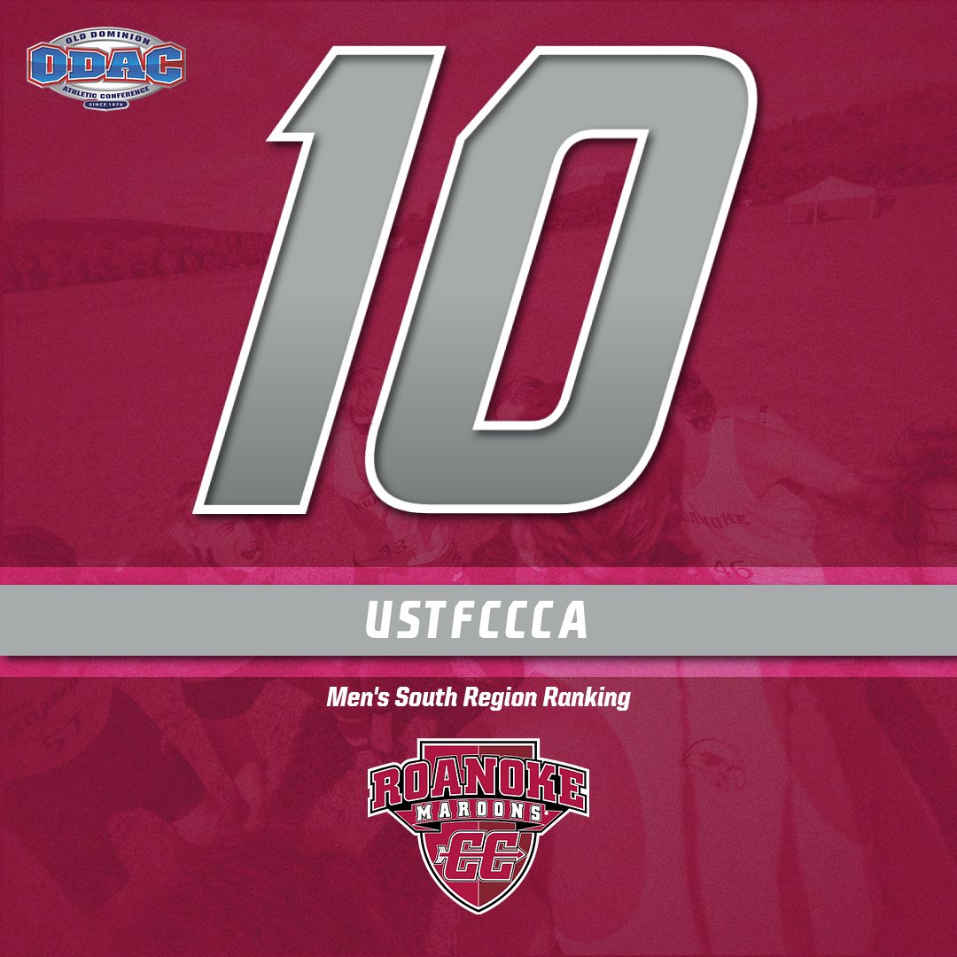 Roanoke_TFXC's tweet image. Week 1 of the @USTFCCCA XC South Regional Rankings are out!

Our Men's team goes from not being ranked in the preseason to now 10th!👀

#letsgonoke #togetherasone #itsourtime @RCmaroons @RoanokeCollege @odacathletics