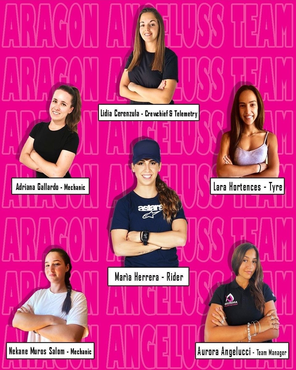 rfme_oficial's tweet image. Este fin de semana MotoGP llegará al Circuito MotorLand Aragón y con él el primer equipo íntegramente femenino con María Herrera como punta de lanza! Es algo histórico y gran parte del team es español! #rfme #motogp #motorlandaragon #mariaherrera #angeluss