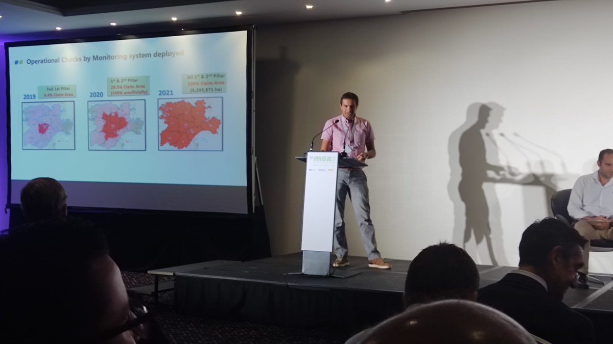 ITACYL's tweet photo. Hemos presentado en la conferencia MARS los resultados de la prueba con datos de satélite Planet Fusion para mejorar los controles por monitorización de la #PAC
#ITACyL #AgriculturaDePrecisión #MARSConference #CastillayLeón https://t.co/PYJGN7A2ZE