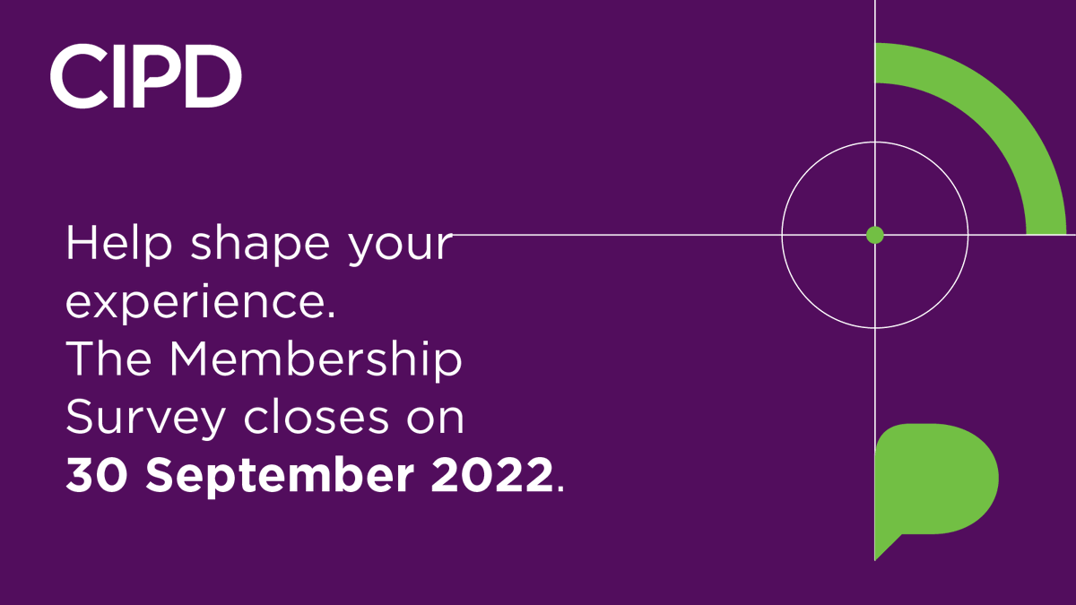 CIPD's tweet photo. The CIPD 2022 Membership Survey is now live – Tell us what you think about your CIPD membership. 

Click here to find out more: https://t.co/QAU2uHqrVV

#CIPD #MembershipSurvey #CIPDMembership https://t.co/0iLSGSJwqP