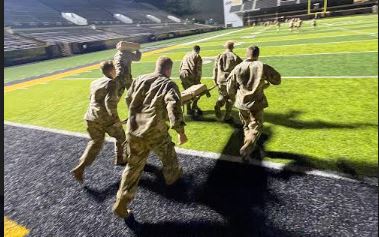 AppRotc's tweet photo. Combat Focused Fitness Training Today! #appstate #appstatealumni #appstaterotc #approtc #armyrotc @ArmyROTC @appstatealumni @appstatefaa #4thbderotc #cadetcommand #army #goarmy #appstatemountaineers #appstateclubsports #fireonthemountain https://t.co/scK20AG8VM