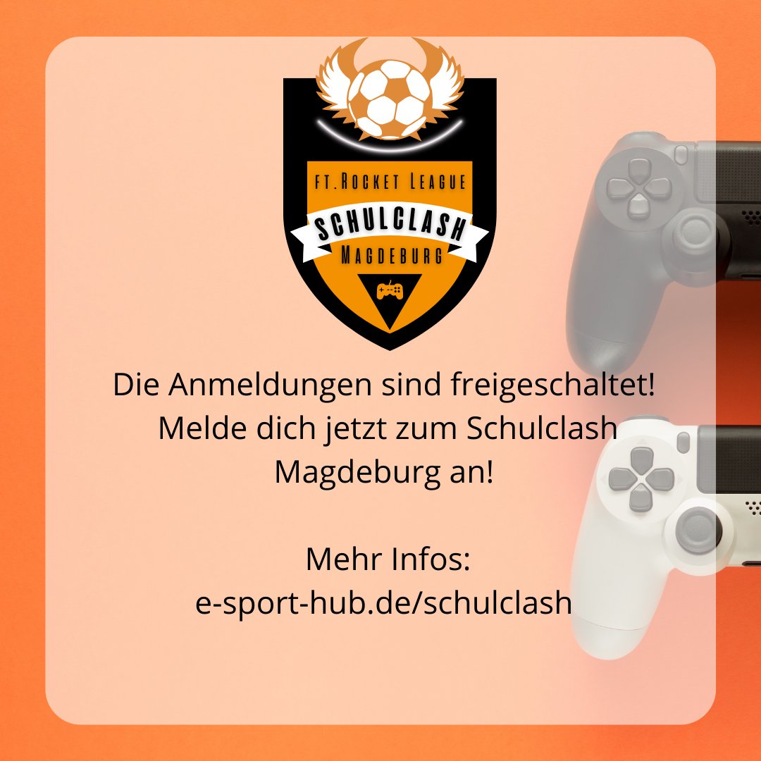 Lets go! 👉e-sport-hub.de/anmeldung-schu…