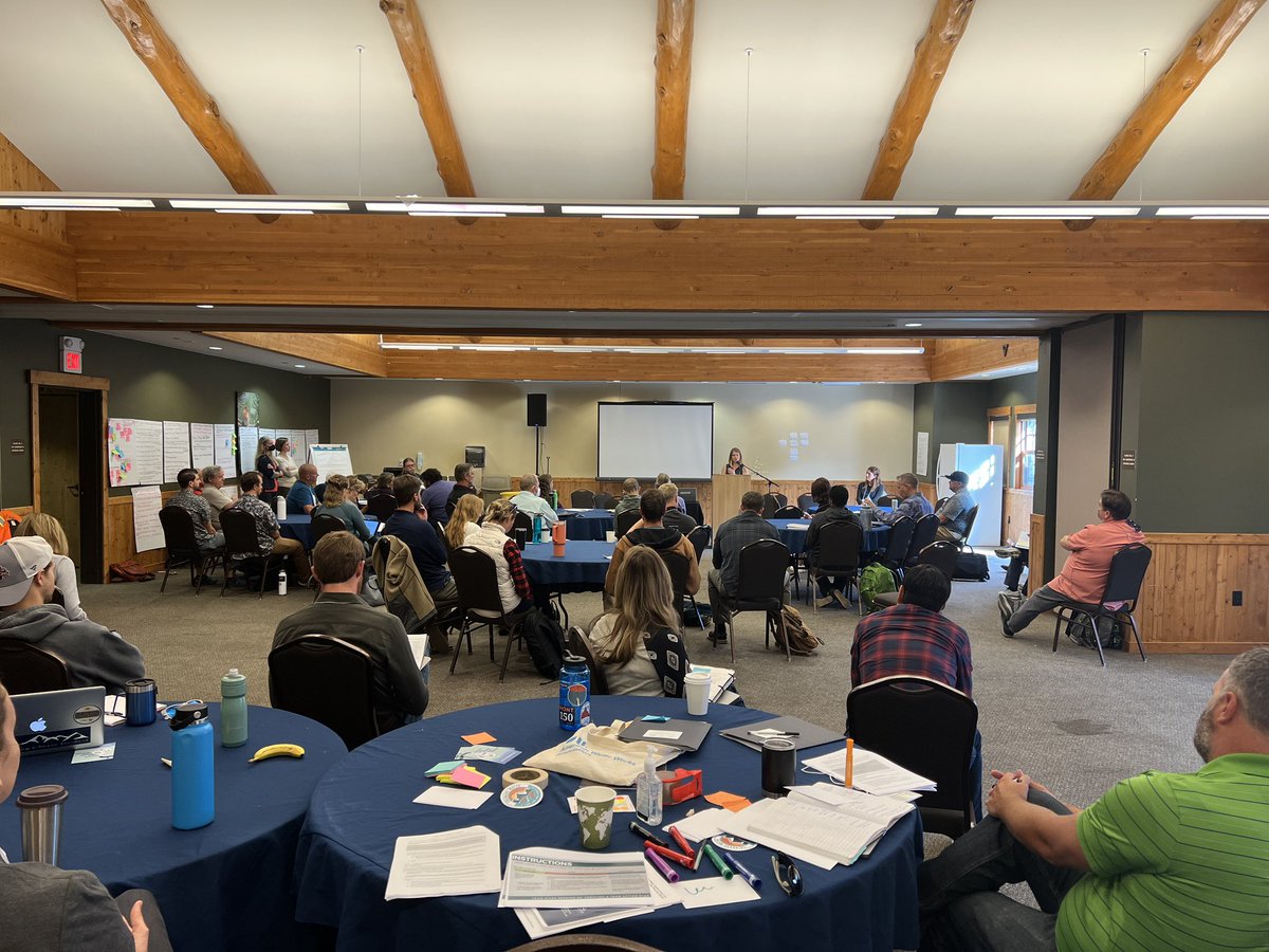 Wrapping up day 3 of the <a href="/sonoraninst/">Sonoran Institute</a>   Northern Colorado Growing Water Smart workshop! Really exciting to see how engaged and motivated these five communities are to integrate h20 and land use planning. And we have the proof with the number of sticky notes and flip charts(!)