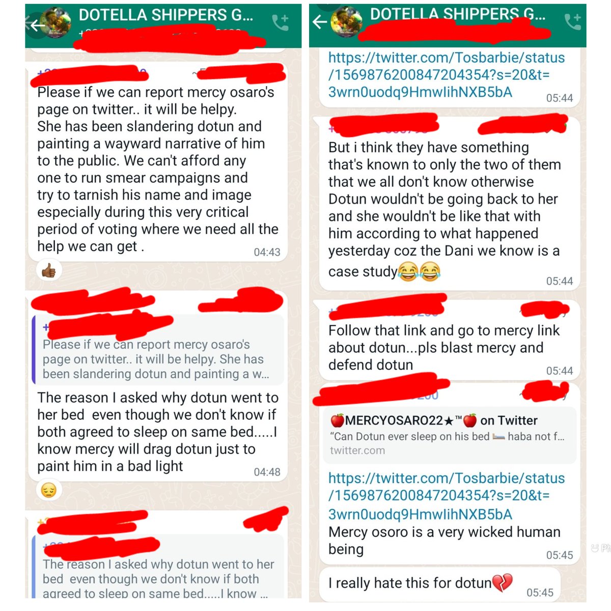 Tosbarbie's tweet photo. THANK YOU.

URS SINCERELY
MS🍎

#BBNaija #dotella #haters https://t.co/vhAU6hL5Z5