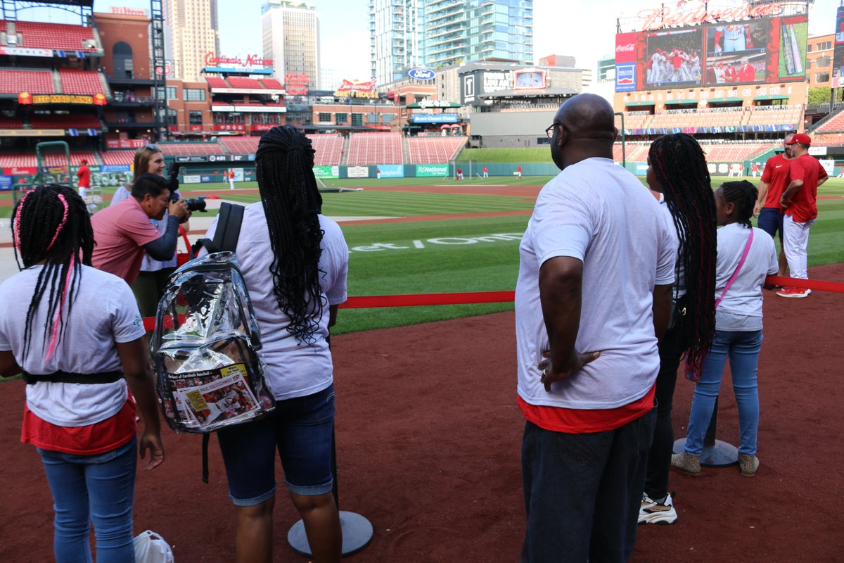 Our foster families made a special trip to Ballpark Village for some pre-game activities and to meet Paul Goldschmidt! One of our kids asked Goldschmidt if he was going to hit a homerun for them and Goldy did not disappoint! Thanks to <a href="/CardinalsCare/">CardinalsCare</a> for a homerun of a day!