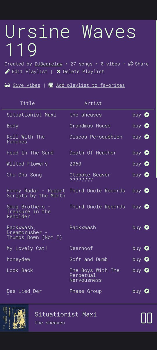 mikebaehr's tweet photo. Enjoy two weeks worth of fresh underground sounds in my new @DeejayBearclaw "Ursine Waves" playlist: https://t.co/JcdA0gHeOv https://t.co/yqMkwp7EOh