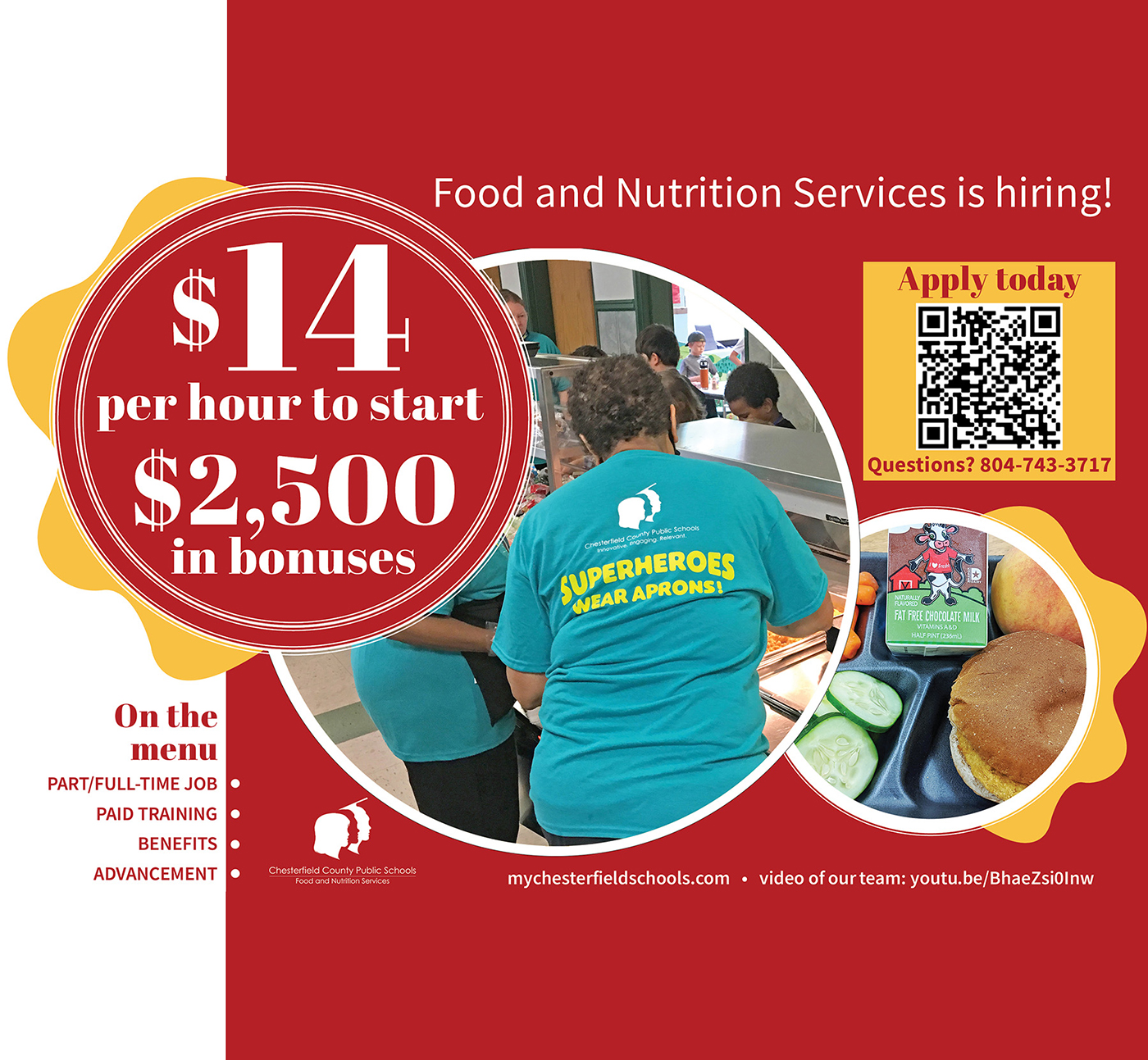 Chesterfield Schools on Twitter: "Work where you can make a difference ...