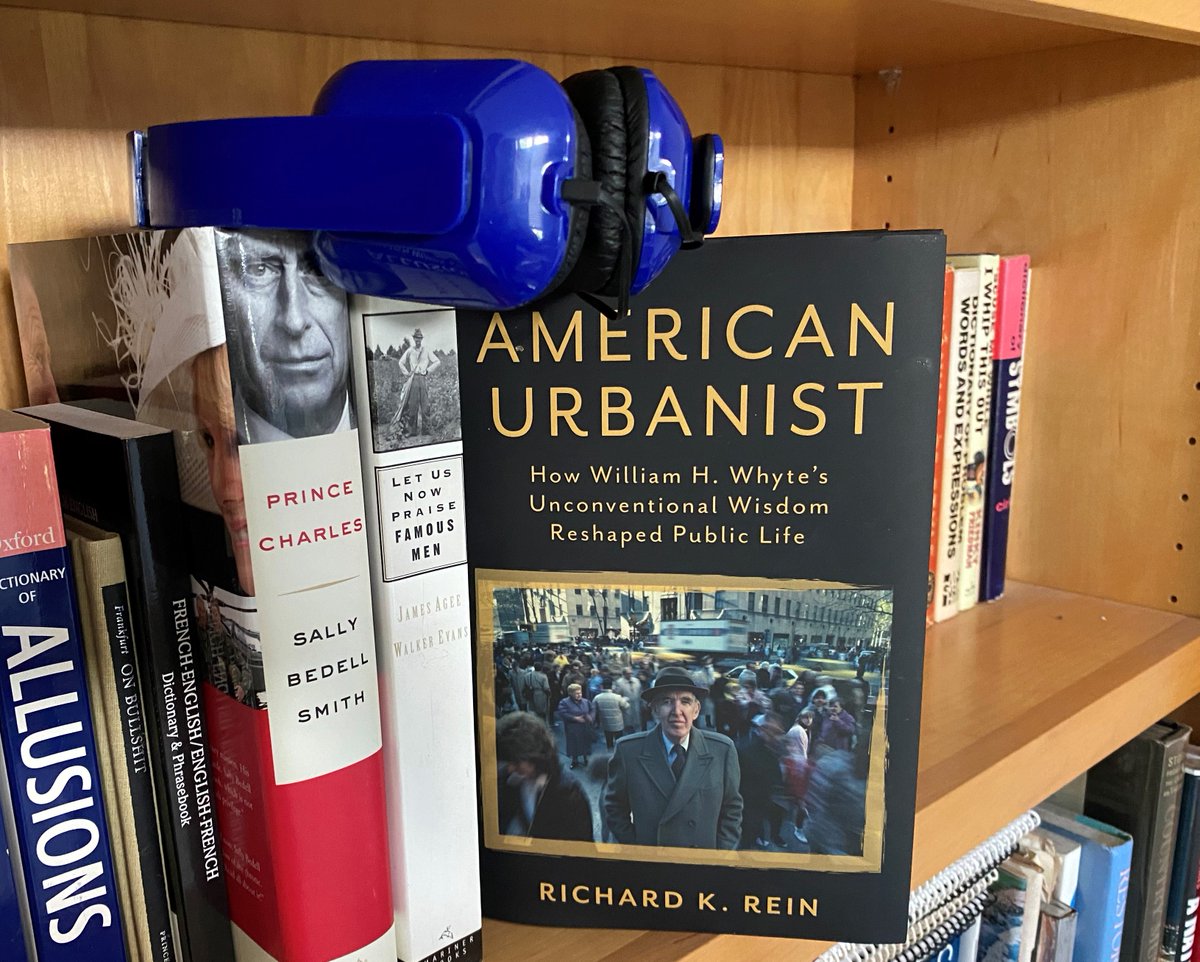 WilliamHWhyte's tweet photo. Time to bring out the headphones for American Urbanist, now an audio book from Tantor Media: https://t.co/S70xVAOQIr https://t.co/nKaZuhR83y