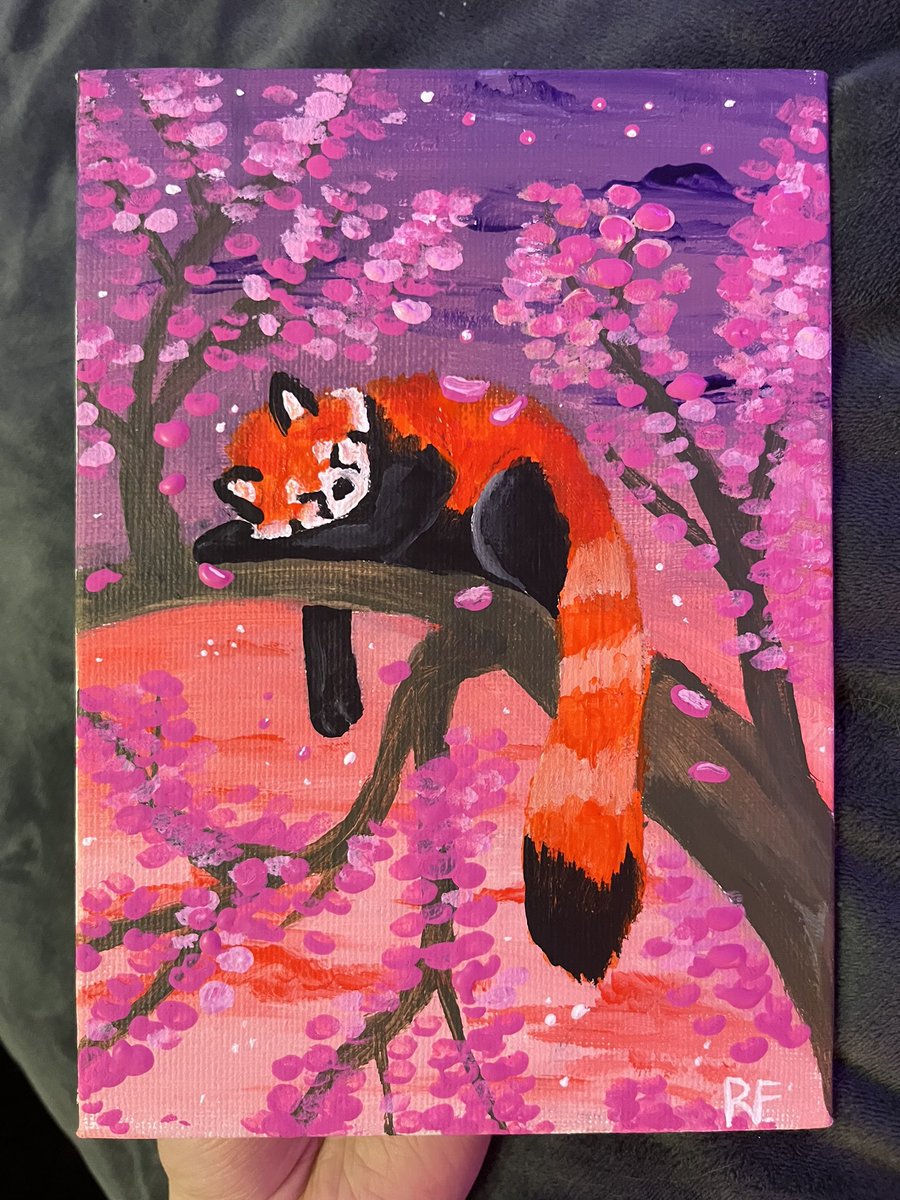 LuckFoxo33's tweet photo. 💗💗Little redpanda painting 💗💗 https://t.co/BvN6tGgIHa