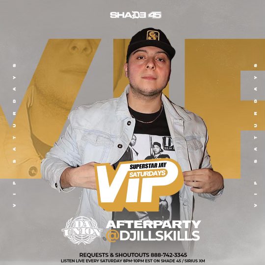 DJILLSKILLS's tweet photo. SAVE THE DATE, SET THOSE ALARMS & MARK THOSE CALENDARS! SATURDAY OCTOBER 1ST MY DEBUT ON @Shade45 #VIPSaturdays! π½π½π½π»π»π» https://t.co/jSwJ26x37r