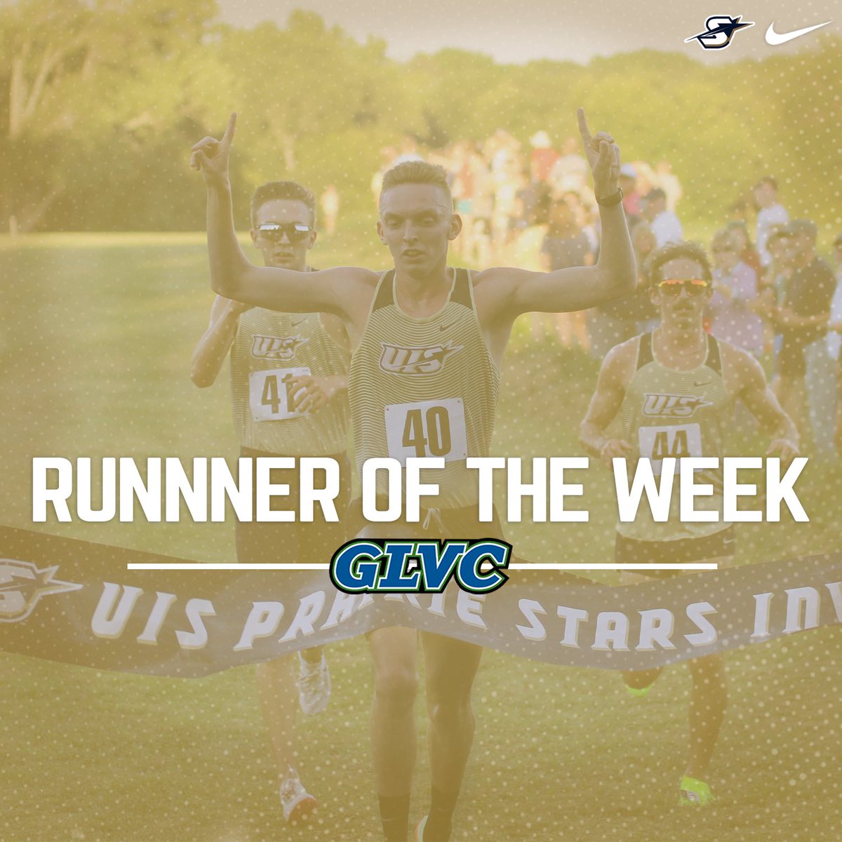 UISXCTF's tweet photo. RUNNERS OF THE WEEK 🧹 🧹

Breanna Chandler &amp; Wyatt McIntyre are your GLVC Runners of The Week! Breanna placed 3rd in the Prairie Star Invite, while Wyatt took the win in the men’s race! 

#AsOne | #ProtectThePrairie https://t.co/f49RSClYoX