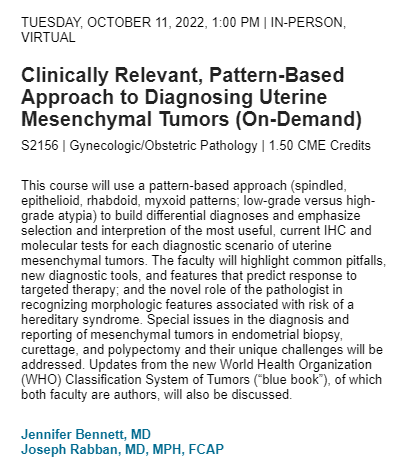 UChicagoPath's tweet photo. Feeling withdrawal or FOMO from #ASCP2022? 

Several more faculty will be teaching at #CAP2022 in N'awlins

Geoff Wool with 2 courses on Oct 8 and Nam Setia @nsetia5 on Oct 10 and @JBennMD on Oct 11 https://t.co/qEVKgp8FGy