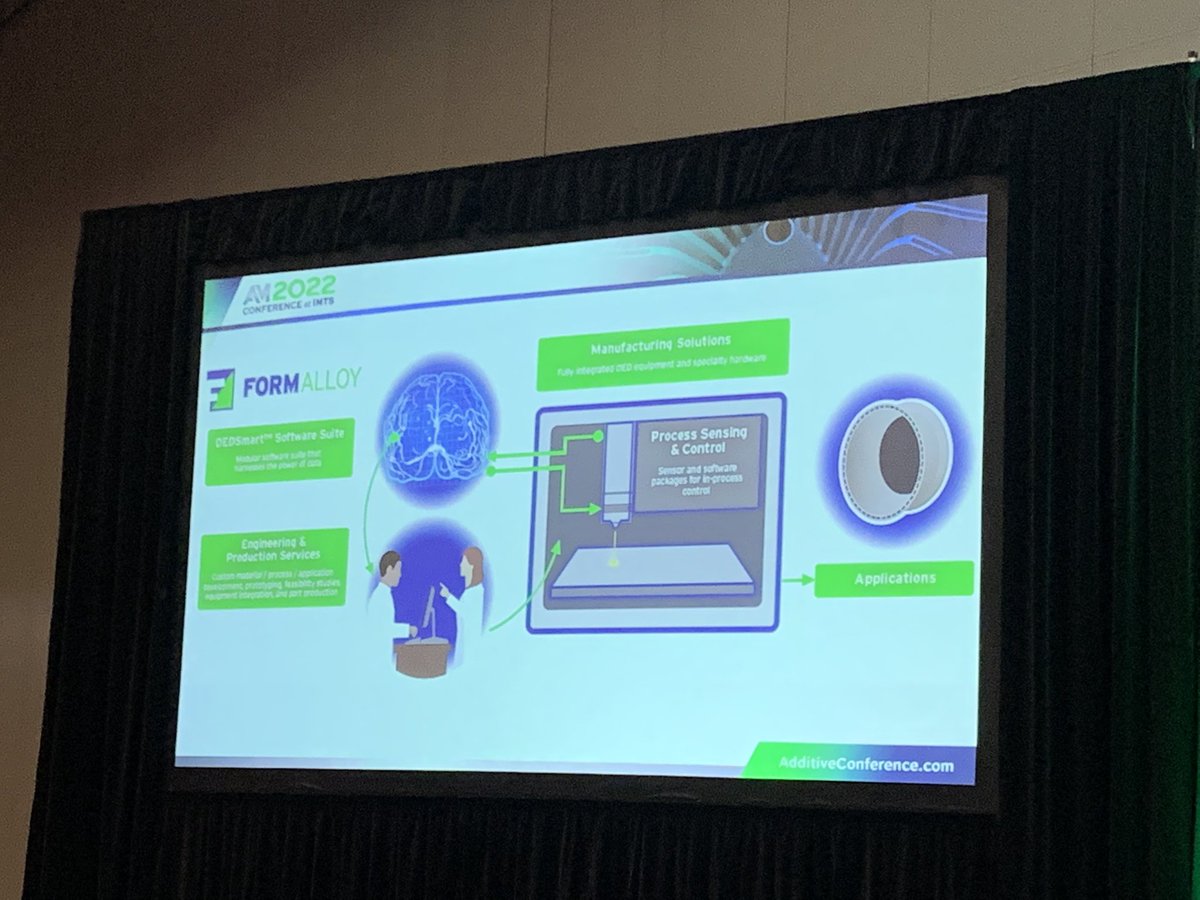 3D Printing Industry (@3dprintindustry) on Twitter photo Changing gears slightly now by heading into the AM Conference. <a href="/Formalloy/">Form Alloy</a> CEO Melanie Lang is talking attendees through how DED #3Dprinting enables the production, welding and āenhancementā of multimaterial parts #IMTS2022 Changing gears slightly now by heading into the AM Conference. <a href="/Formalloy/">Form Alloy</a> CEO Melanie Lang is talking attendees through how DED #3Dprinting enables the production, welding and āenhancementā of multimaterial parts #IMTS2022