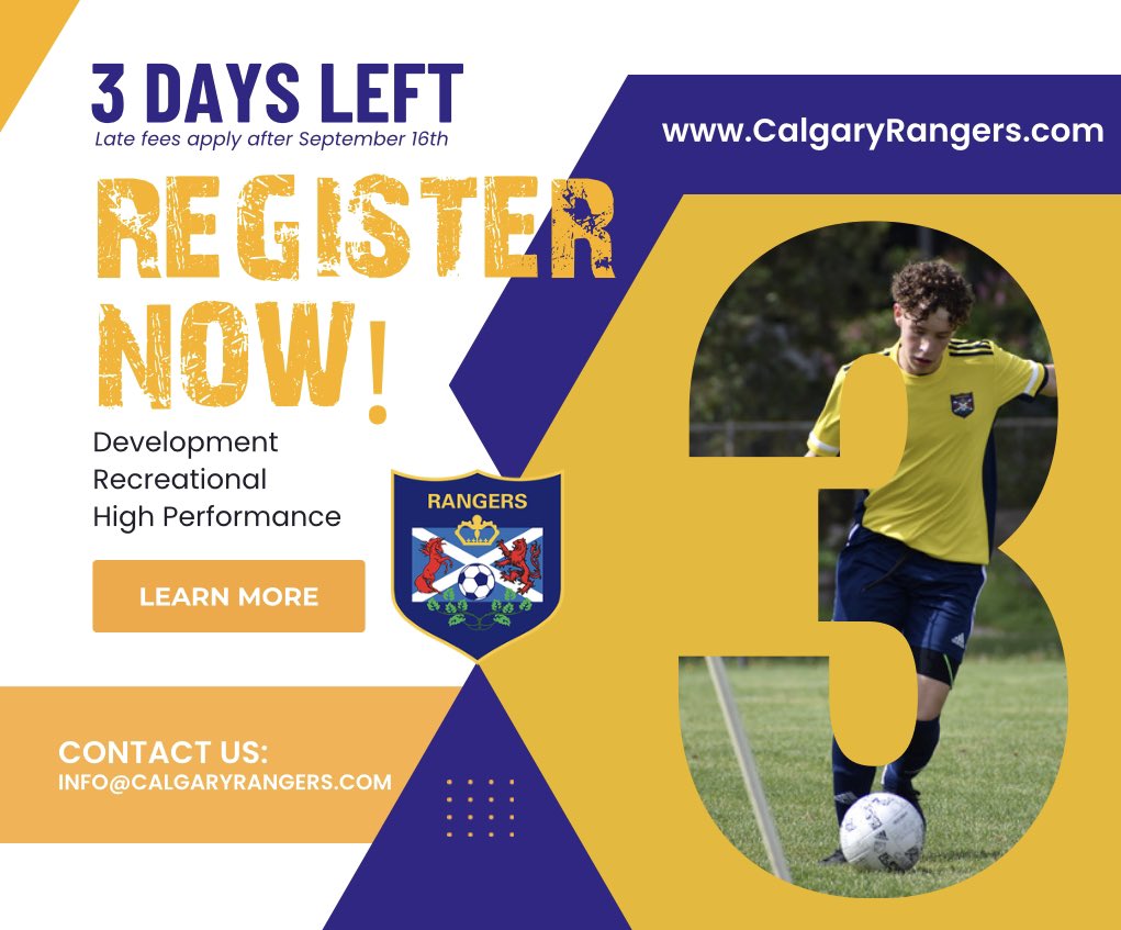 3 Day Left to Join the Action! Find out more at calgaryrangers.com
