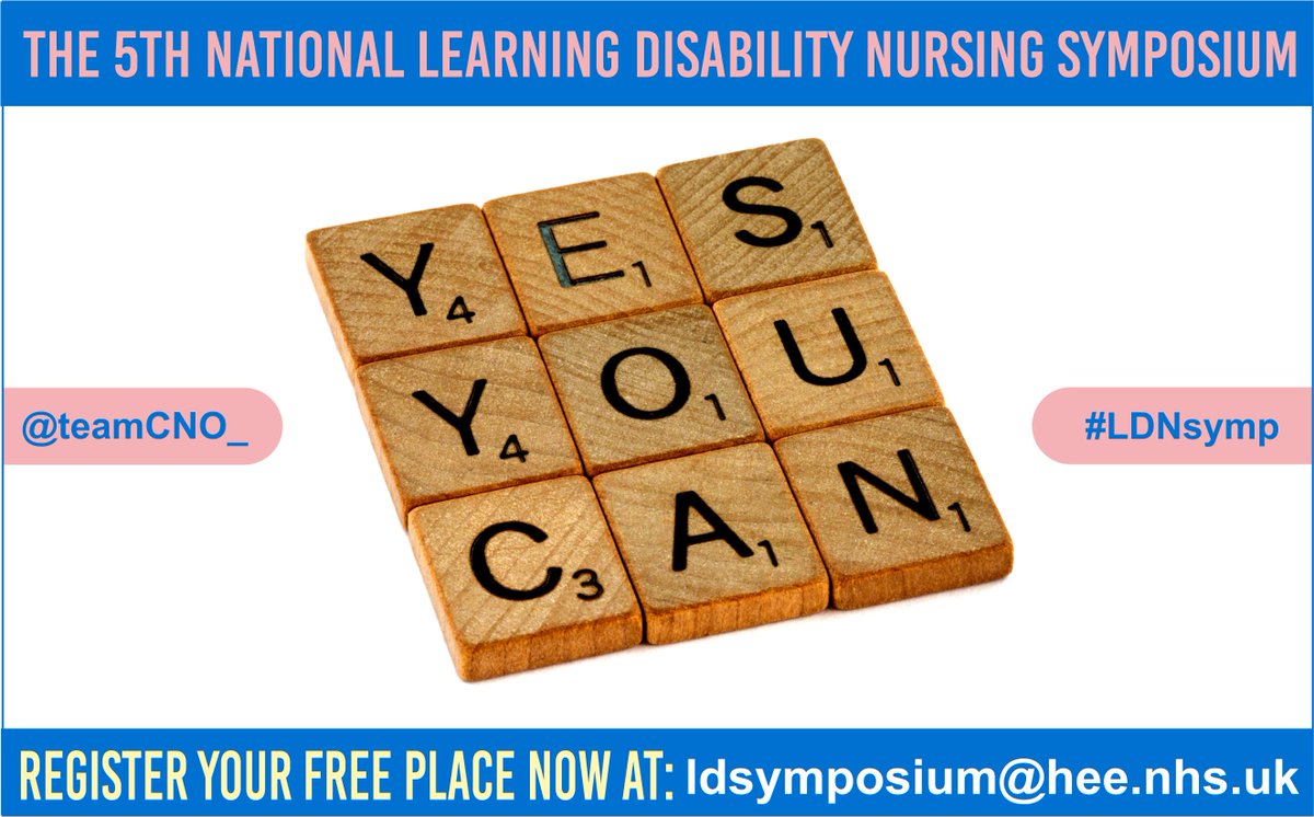 David Harling (@davidharling1) on Twitter photo To register for your free place at the 5th National Learning Disability Nursing Symposium simply email your name and contact details to: ldsymposium@hee.nhs.uk We welcome all those interested in this area of practice. Go Register! <a href="/teamCNO_/">teamCNO ๐</a> <a href="/WeLDnurses/">WeLDNurses ๐</a> @CNOEngland To register for your free place at the 5th National Learning Disability Nursing Symposium simply email your name and contact details to: ldsymposium@hee.nhs.uk We welcome all those interested in this area of practice. Go Register! <a href="/teamCNO_/">teamCNO ๐</a> <a href="/WeLDnurses/">WeLDNurses ๐</a> @CNOEngland