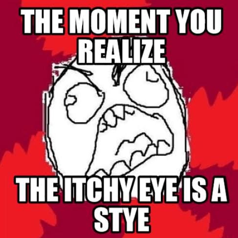 eyex_socket's tweet photo. Now you wish you had washed your hands before touching your eye 😂.
#eyexsocket #eyehealth #healthinfo #memes #optometry #optometrymemes #vision #eyecare #sight https://t.co/V2rQAZTwet