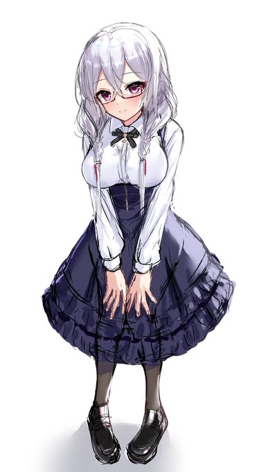 次のskebのラフ 月かなの岬栞菜です 