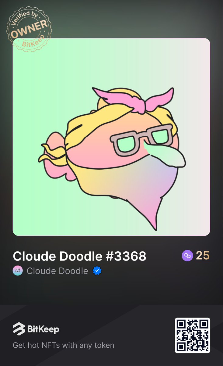 kumotosakti's tweet photo. Cloude Doodle For Sale
@CloudeDoodle
#nftbeats #ETHMerge #EthereumMerge #BitKeep #Crypto https://t.co/85gJJE1OXH