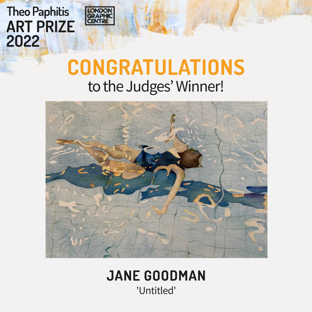 Theo Paphitis 🇺🇦 (@theopaphitis) on Twitter photo 2/4 I am delighted to reveal that our Judge’s Winner for the 1st Theo Paphitis Art Prize is…Jane Goodman, for her Untitled artwork of a swimmer. Congratulations. Jane takes home £1300 of <a href="/LondonGraphics/">London Graphics</a> <a href="/RymanStationery/">Ryman</a> <a href="/Liquitex/">Henri Pech</a> <a href="/ObbyUK/">Obby</a> & <a href="/Winsor_NewtonES/">Winsor & Newton ES</a> and £5,000 cash. 2/4 I am delighted to reveal that our Judge’s Winner for the 1st Theo Paphitis Art Prize is…Jane Goodman, for her Untitled artwork of a swimmer. Congratulations. Jane takes home £1300 of <a href="/LondonGraphics/">London Graphics</a> <a href="/RymanStationery/">Ryman</a> <a href="/Liquitex/">Henri Pech</a> <a href="/ObbyUK/">Obby</a> & <a href="/Winsor_NewtonES/">Winsor & Newton ES</a> and £5,000 cash.