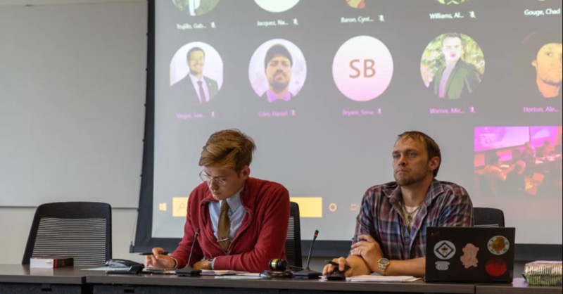 TheMetOnline's tweet photo. Metro’s student government violates Colorado Law. Read more from The Metropolitan on @msudenver’s @MSUDenverTSAC and the Open Meeting and Sunshine Law violations.