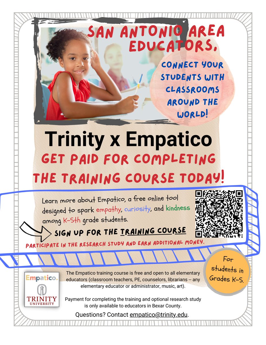 If you are a K-5th grade #teacher in the San Antonio area, this grant opportunity is for you! If you have any questions, please contact us. We are eager to help! Don't hesitate for this free opportunity for you and your students. #teachersoftwitter