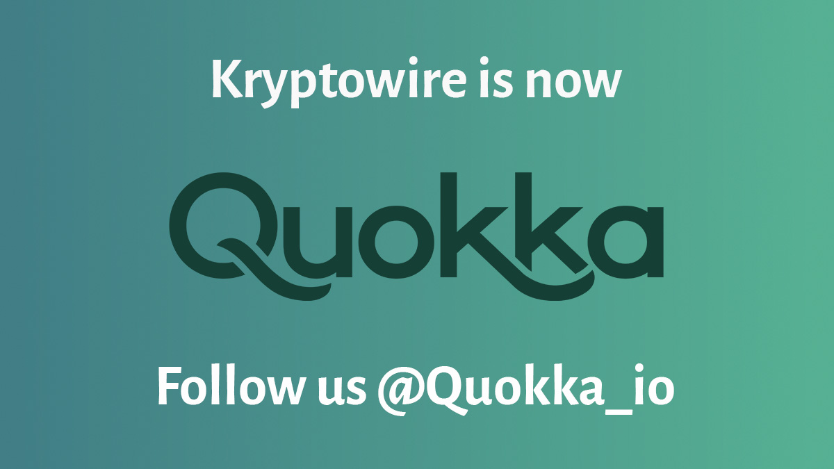 kryptowire's tweet photo. We've rebranded! Kryptowire is now Quokka.

Follow us at @Quokka_io and visit our website https://t.co/803nfDgTwW https://t.co/67KCdoZ3kN