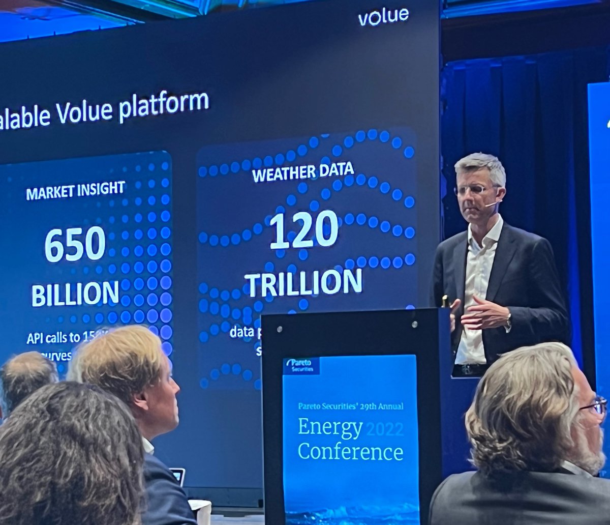 “When we created <a href="/volue_com/">Volue</a>, we took a bet on increasing, long-lasting volatility in the power markets. Two years later, the reality has exceeded our expectations. This backs our ambition to exceed NOK 2bn in revenues by 2025.” - Trond Straume, CEO

$VOLUE #ParetoEnergyConference