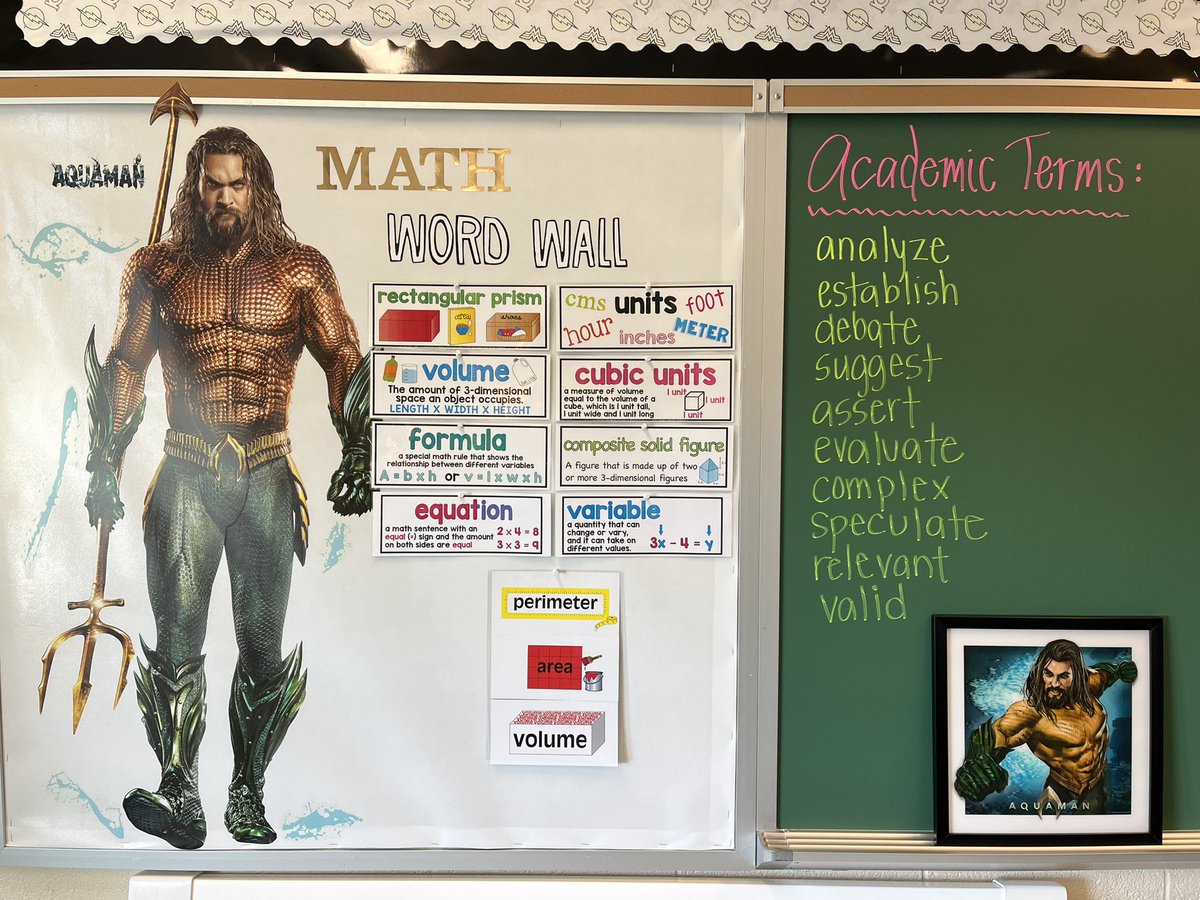 SperingStacey's tweet photo. Loving my new classroom Math Word Wall, diving into our Math journals and igniting our minds with Volume! https://t.co/G9rEw4bhy7